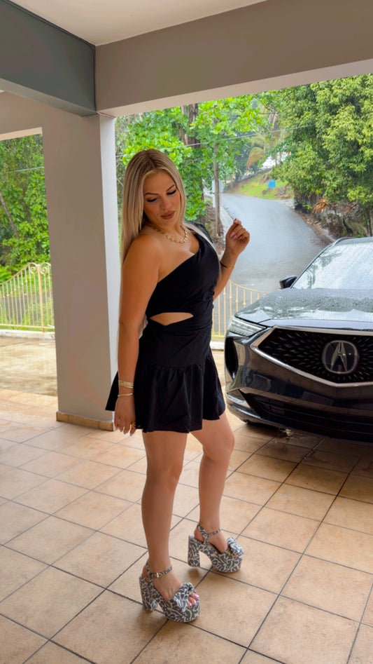 BLACK GLAM DRESS