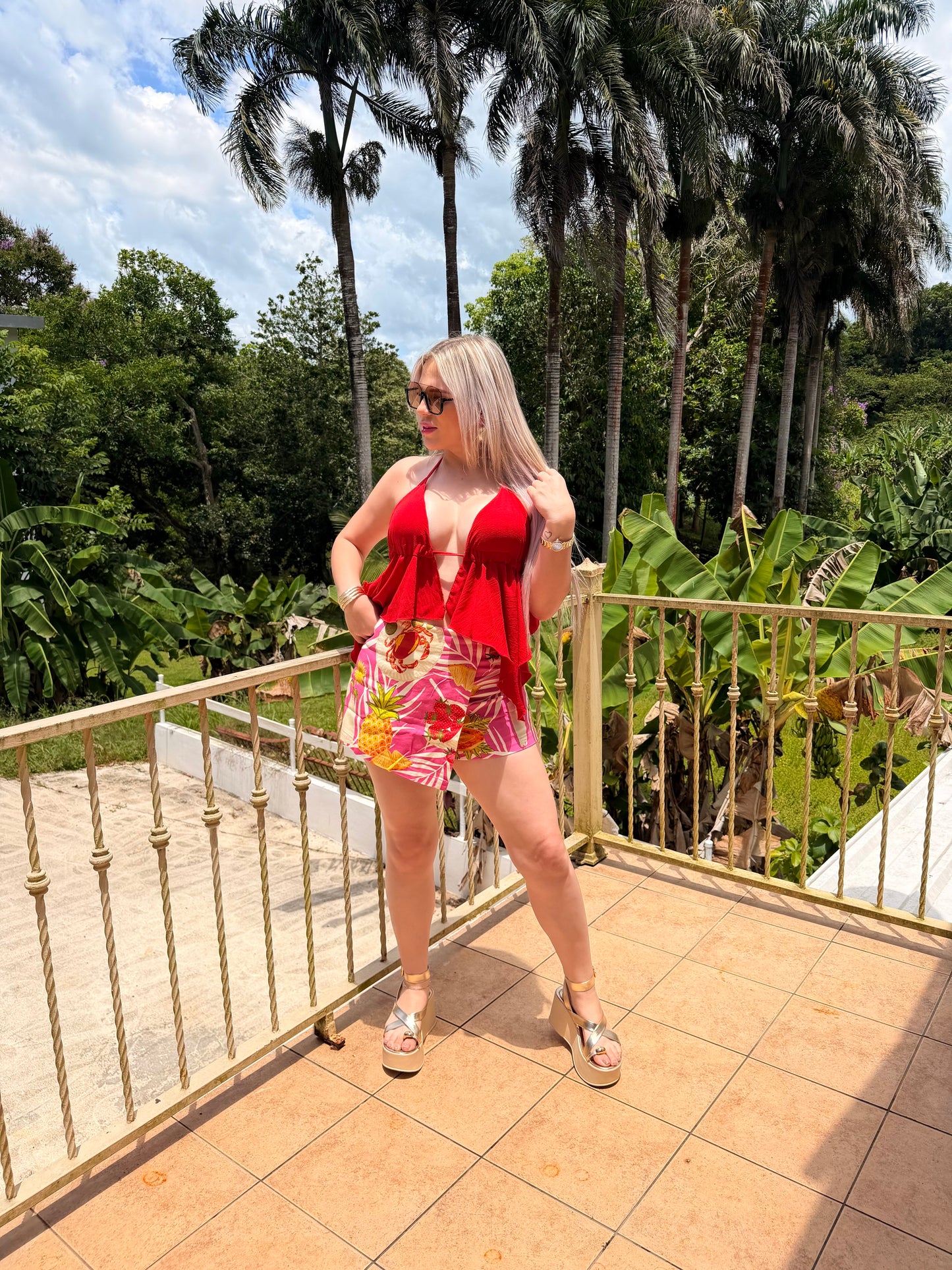 FLAMENCO RED TOP