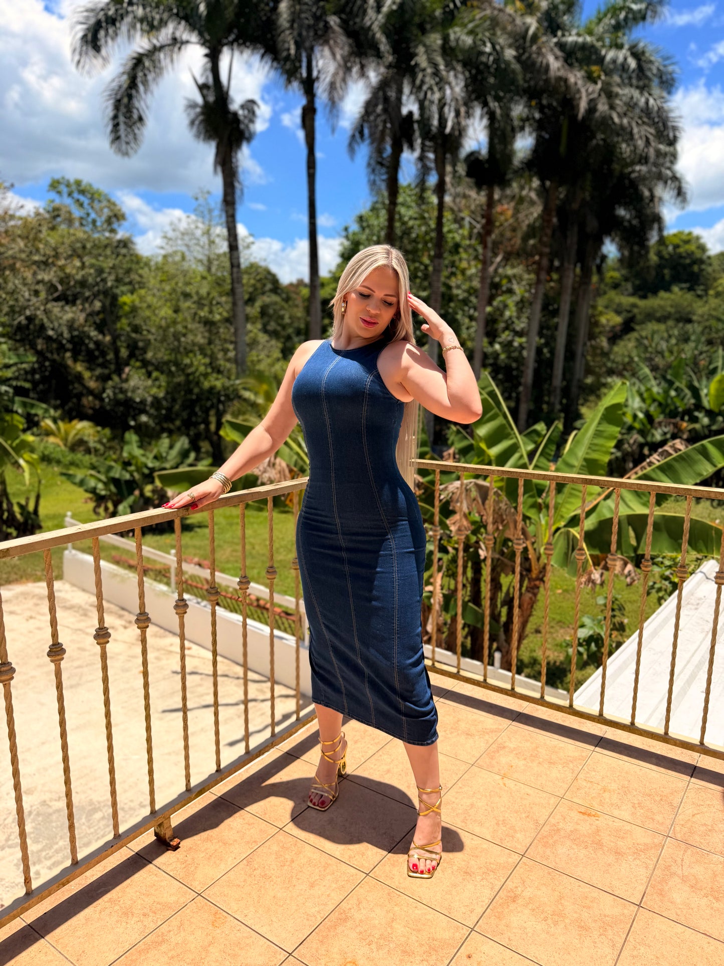 DRAK DENIM DRESS