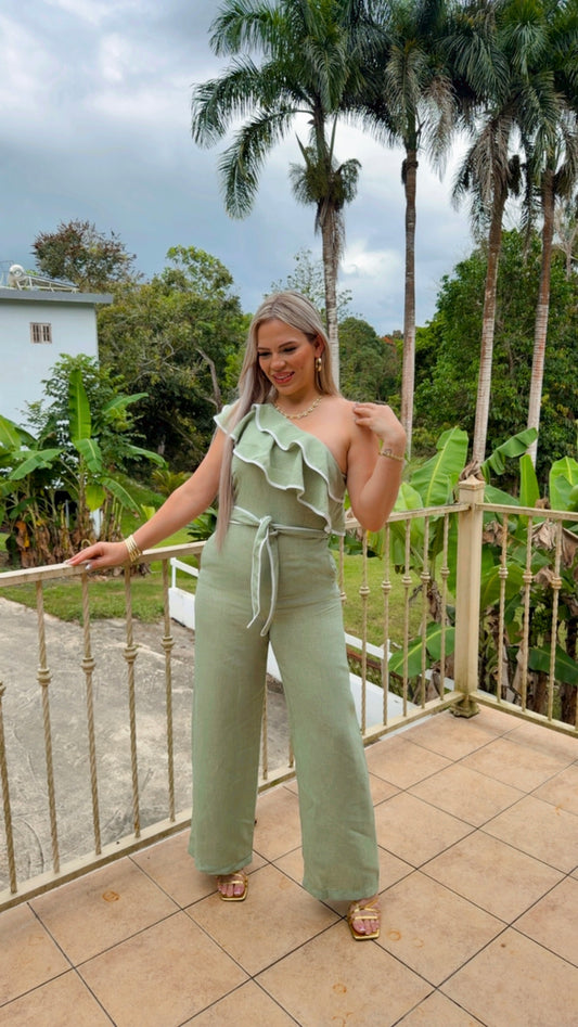 SOFT MINT JUMPSUIT