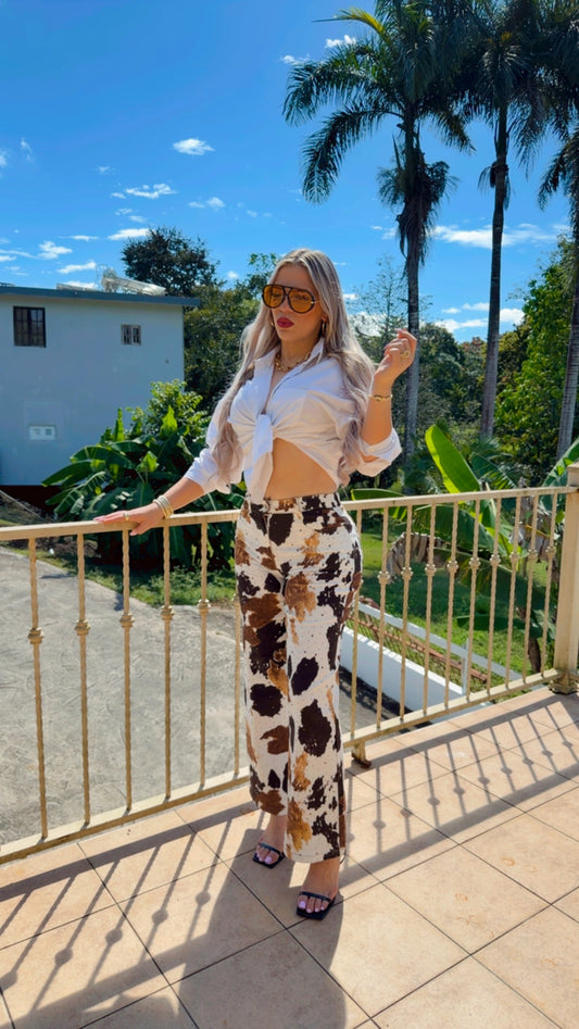 CHOCO MARBLE PANTS