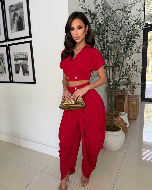 CELINE SET RED
