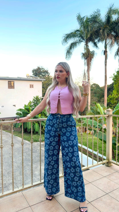 FLORAL JEANS