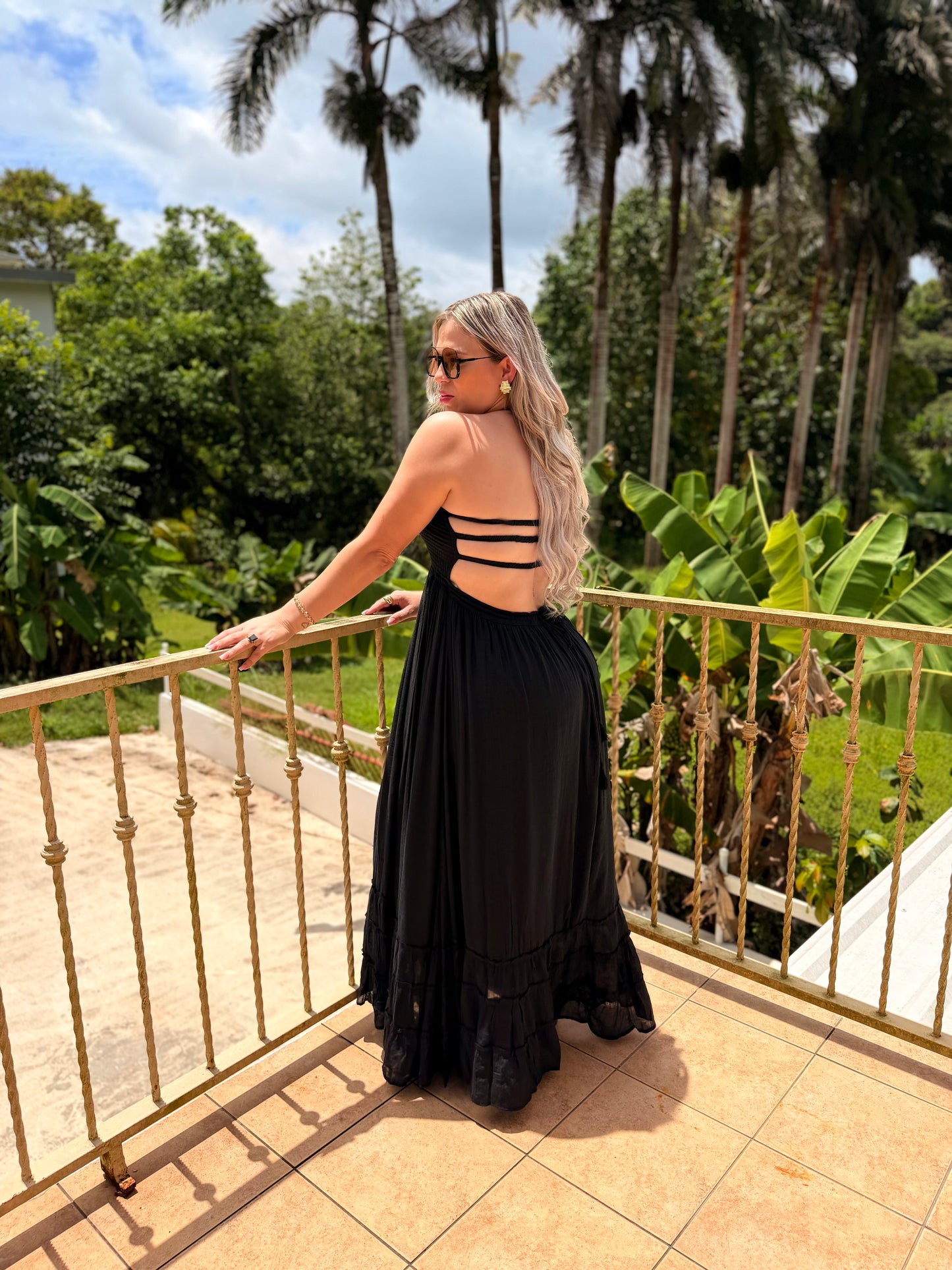 BLACK MAXI DRESS