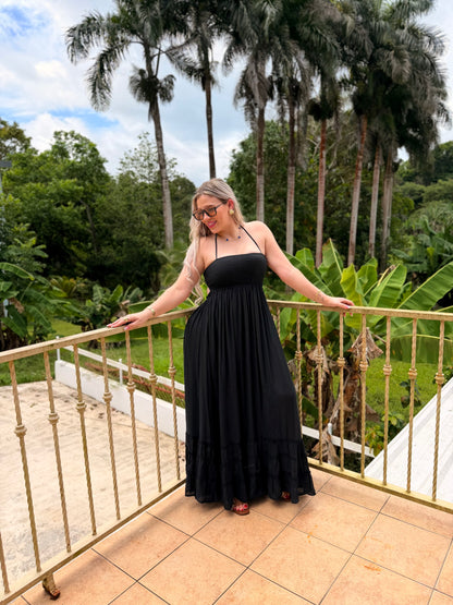 BLACK MAXI DRESS